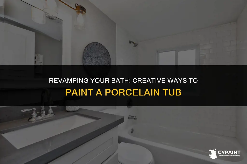 what are the different ways to paint a porcelain bathtub