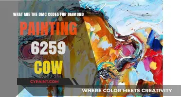 Unleashing Creativity: DMC Codes for Diamond Painting 6259 Cow Revealed