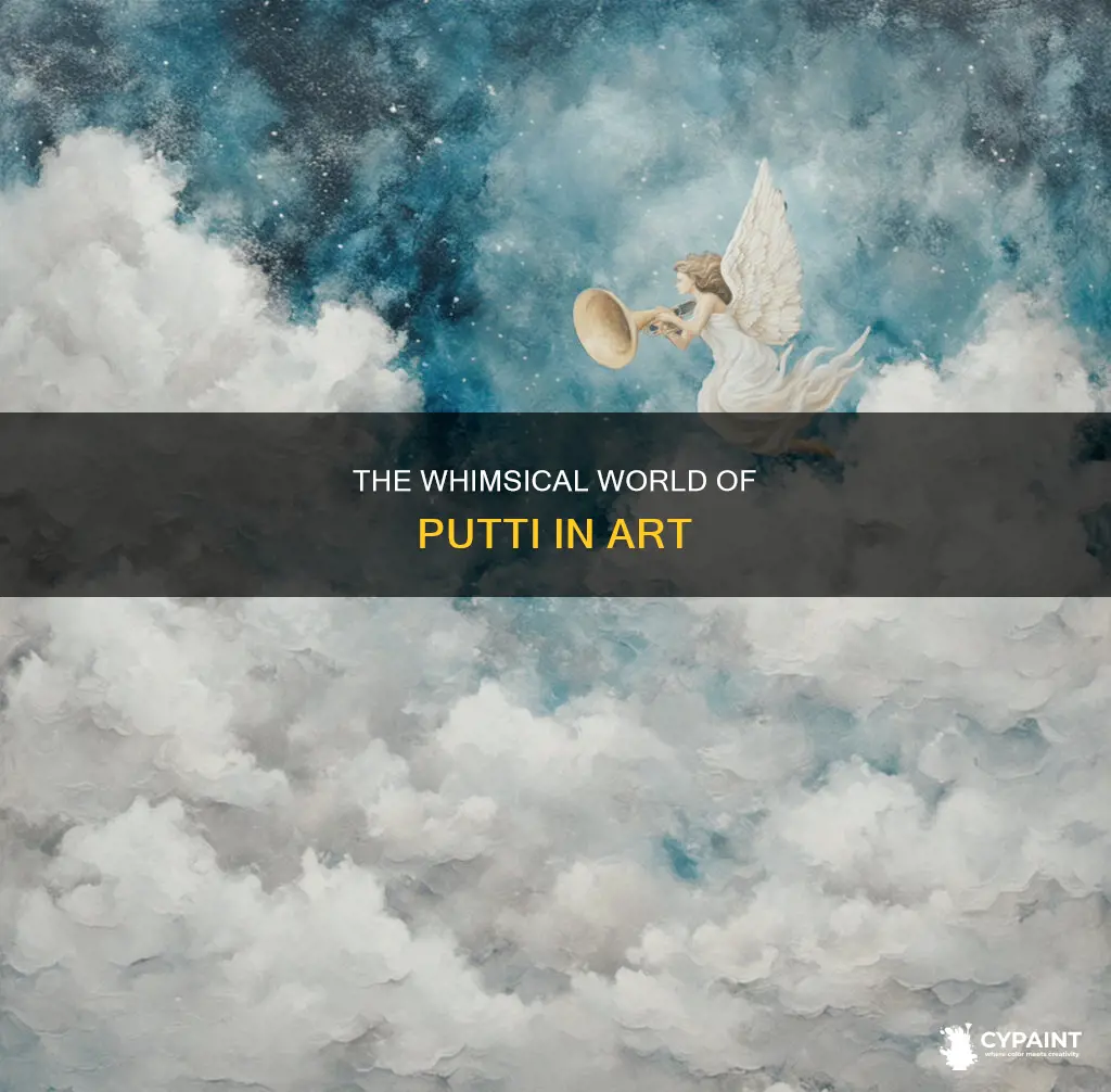 what are the flying fat babies in paintings called