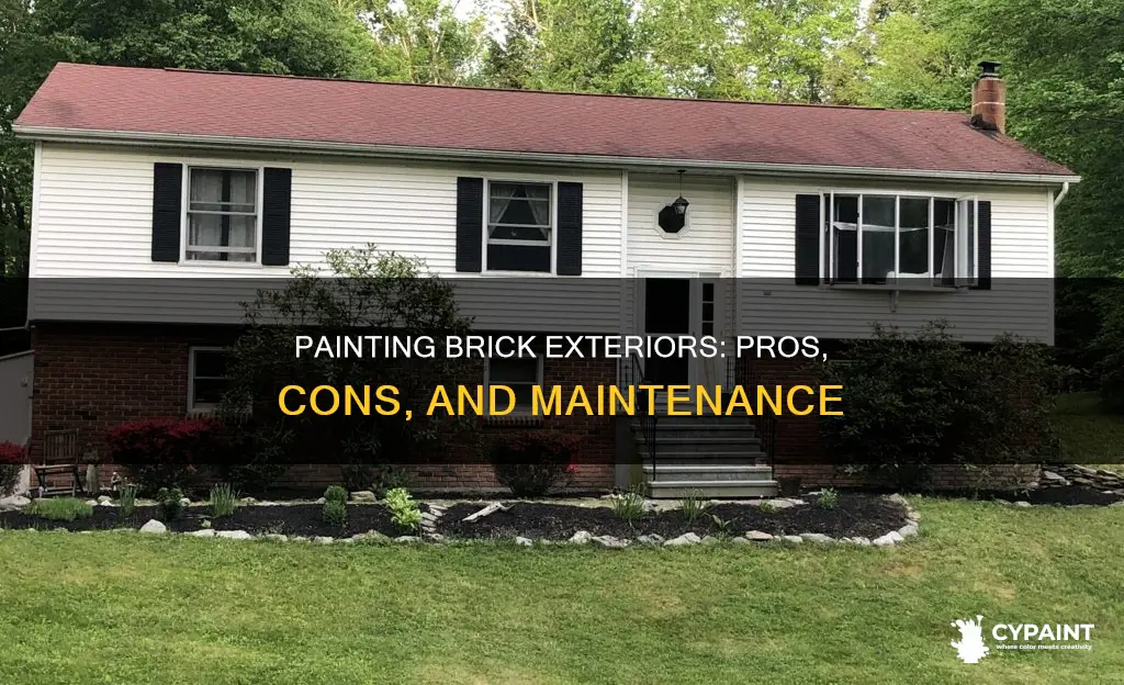 what are the implications of painting over brick exterior
