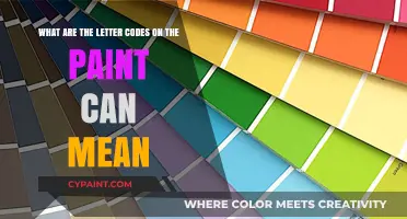 Decoding the Mystery: What Do Those Letter Codes on Paint Cans Mean?