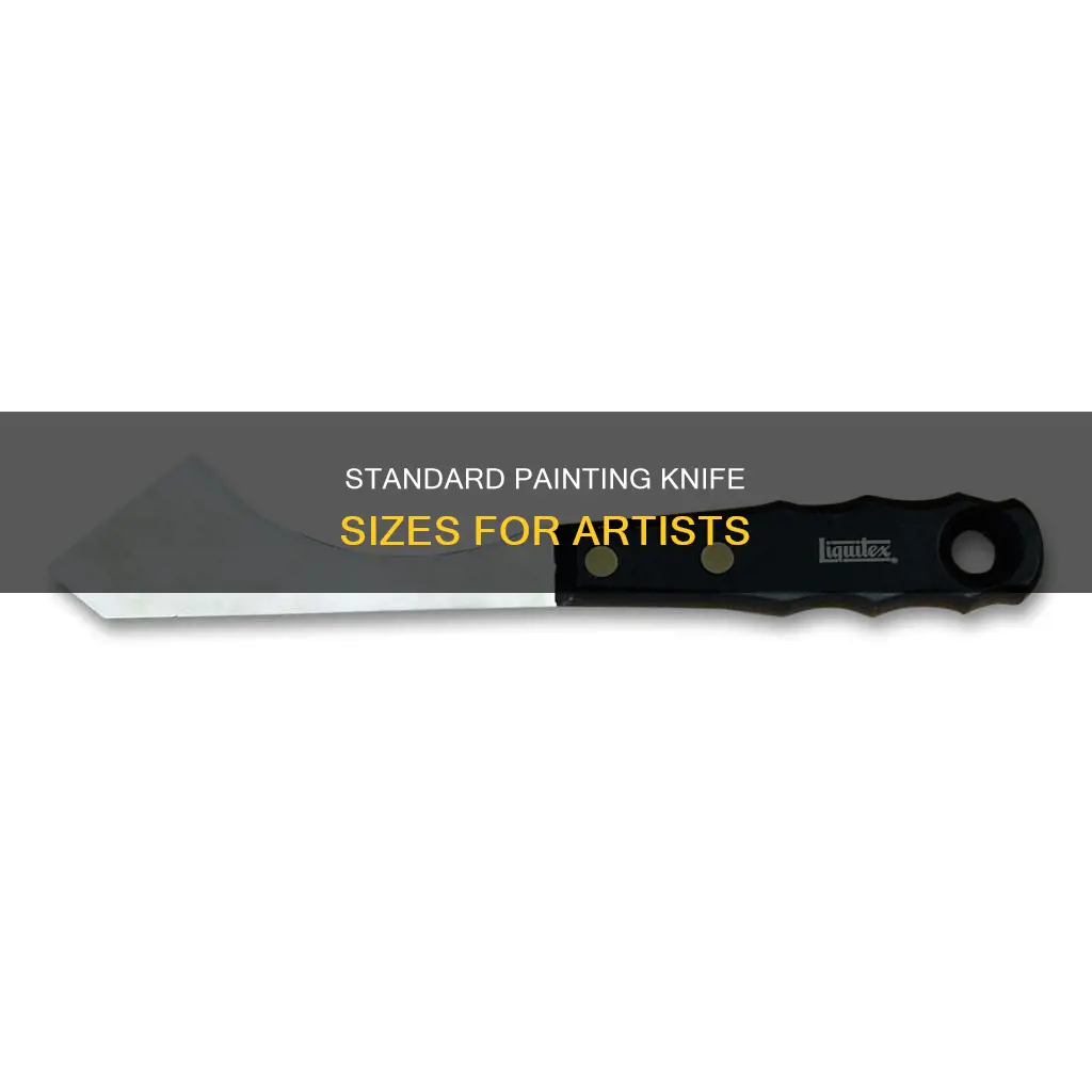 what are the measurements of a 6 painting knife