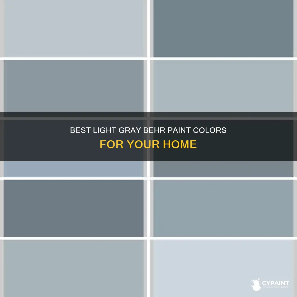what are the most popular light gray behr paint