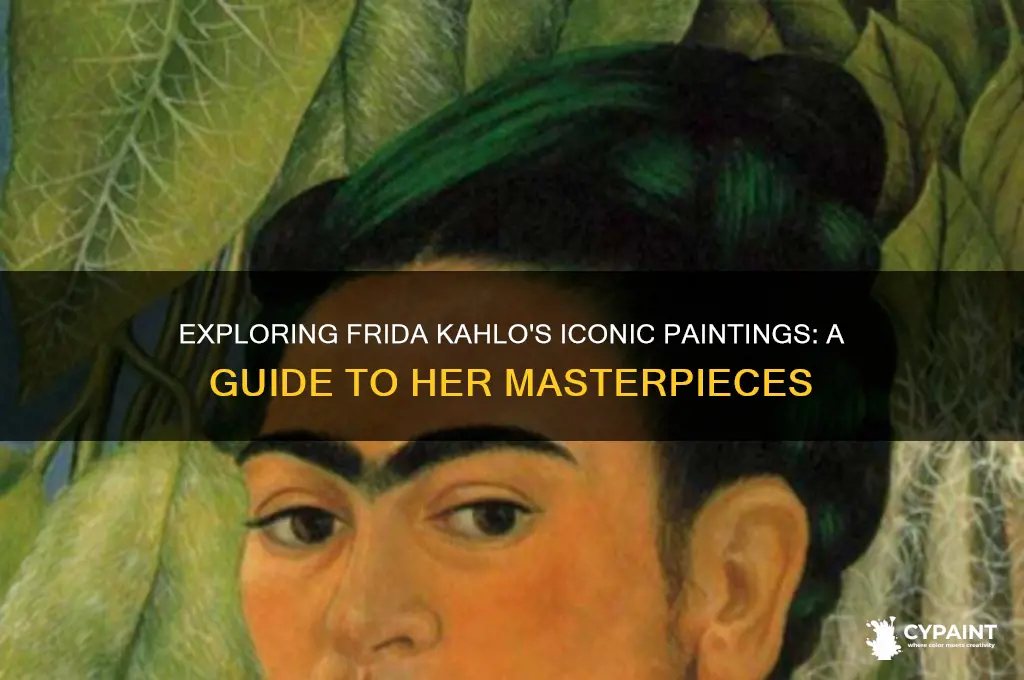 what are the names of frida kahlo paintings
