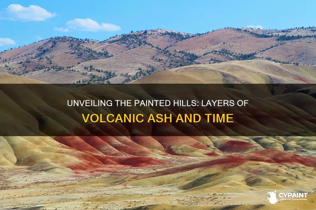 what are the painted hills made out of