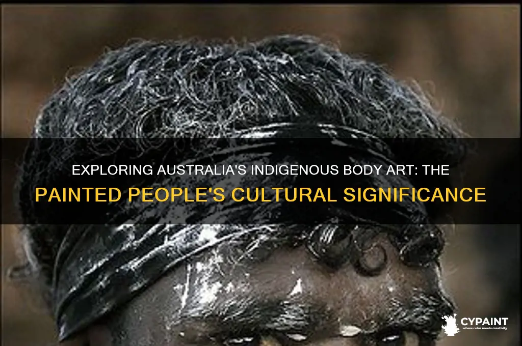what are the painted people called in australia
