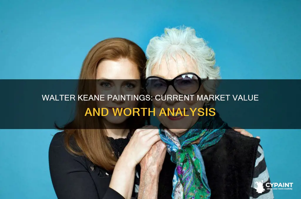 what are the paintings by walter keane worth