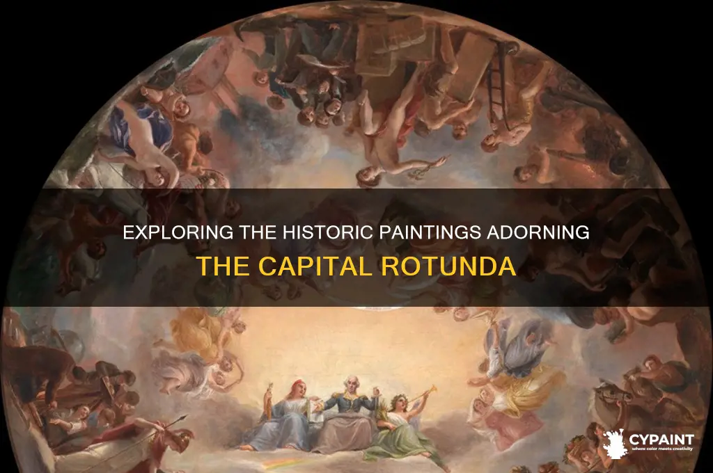 what are the paintings in the capital rotunda