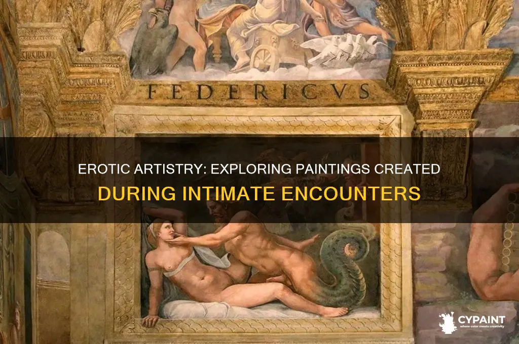 what are the paintings made while having sex