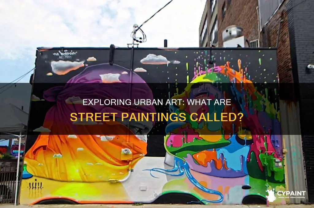 what are the paintings on the street called