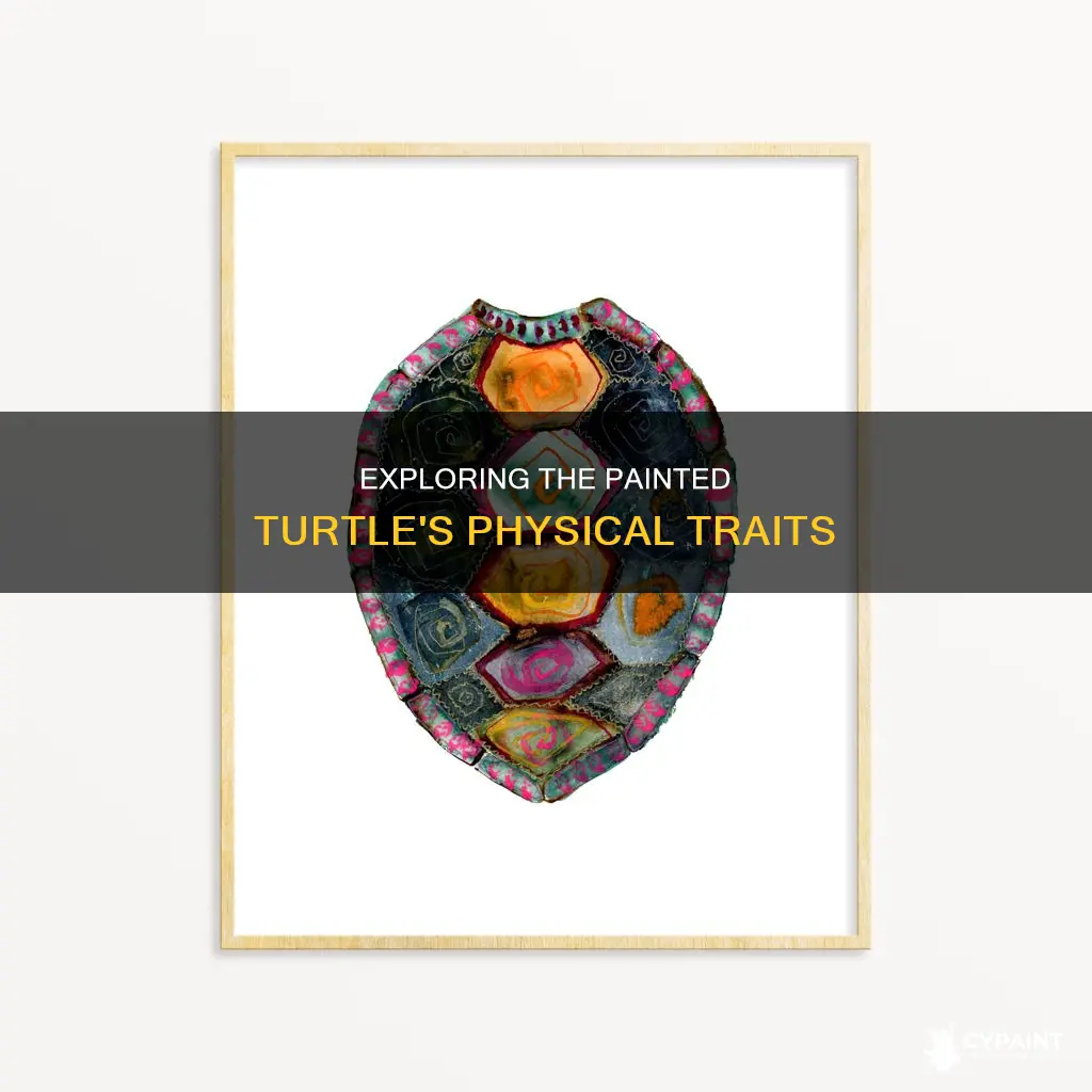 what are the physical characteristics of a painted turtle