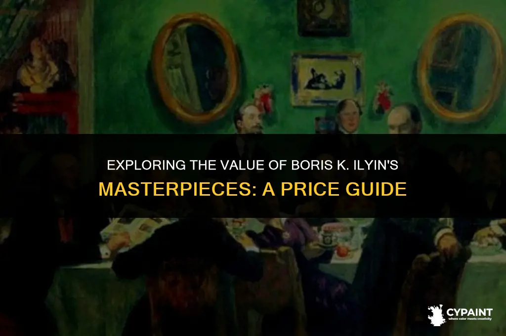 what are the prices for paintings by boris k ilyin