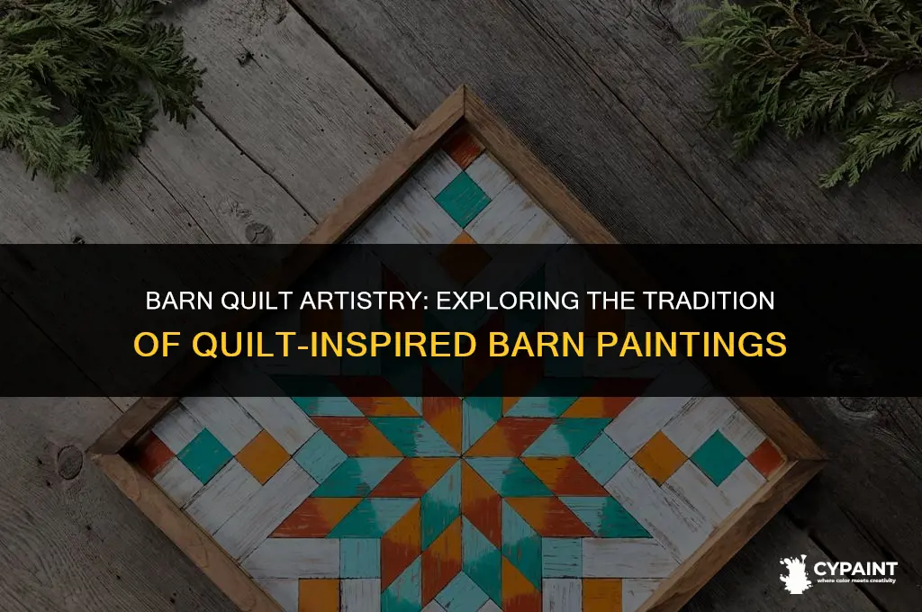 what are the quilt type painting on sides of barns