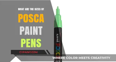 POSCA Paint Pens: Exploring the Range of Tip Sizes Available