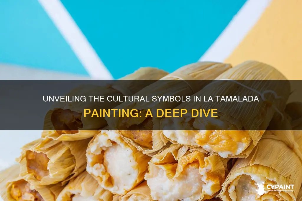 what are the symbols in la tamalada painting