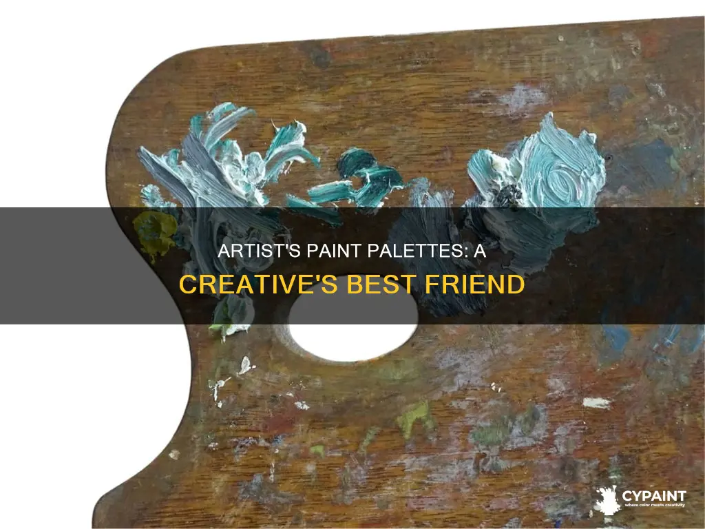 what are the things artists hold their paints on