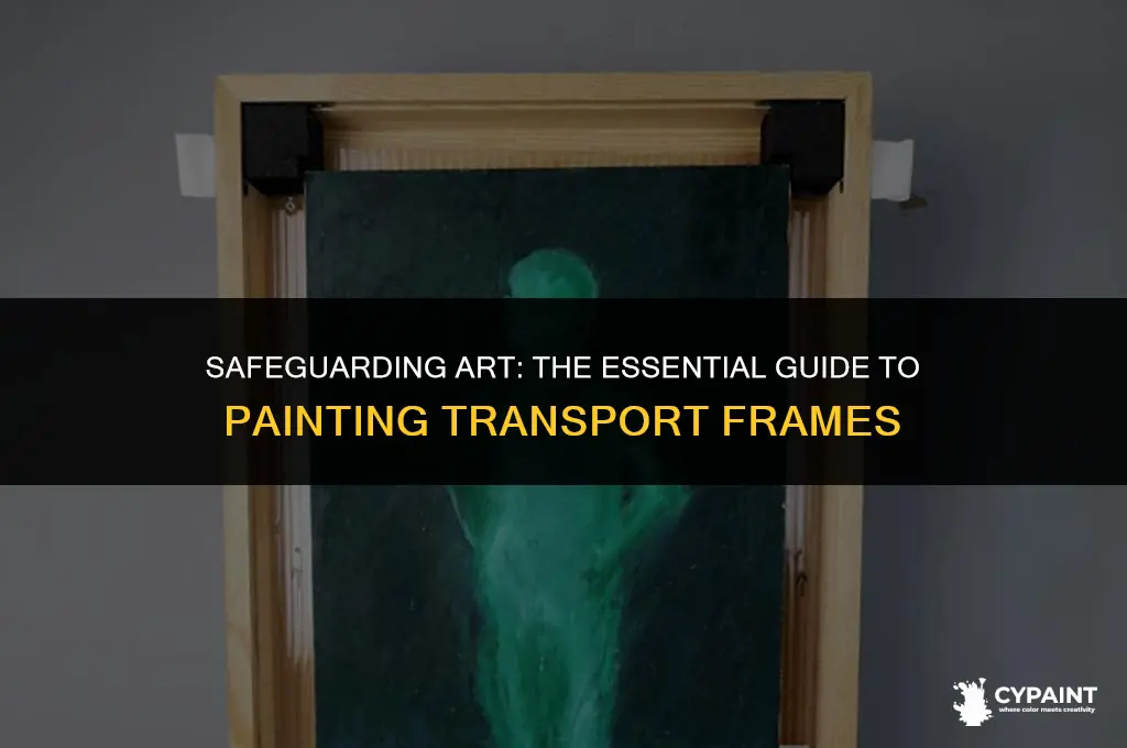 what are the things that hold paintings for transport called