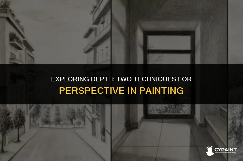 what are two ways of showing perspective in a painting