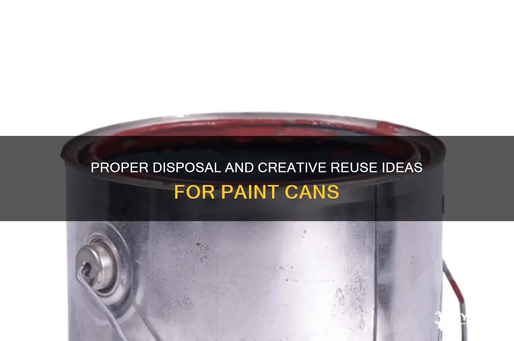 what are you supposed to do paint cans