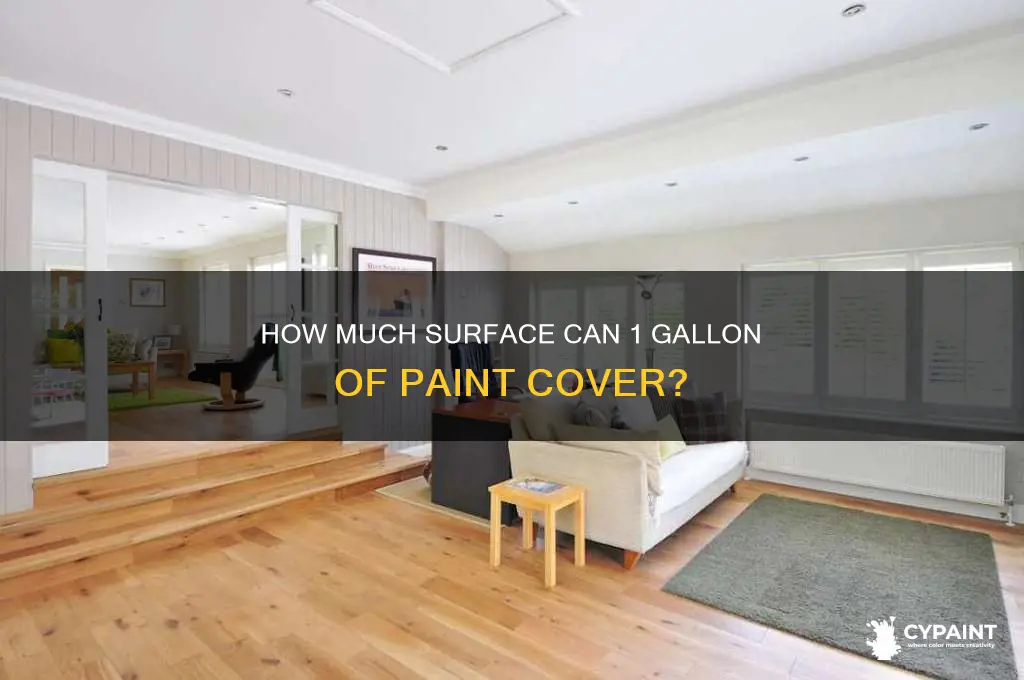 what area does 1 gallon of paint cover