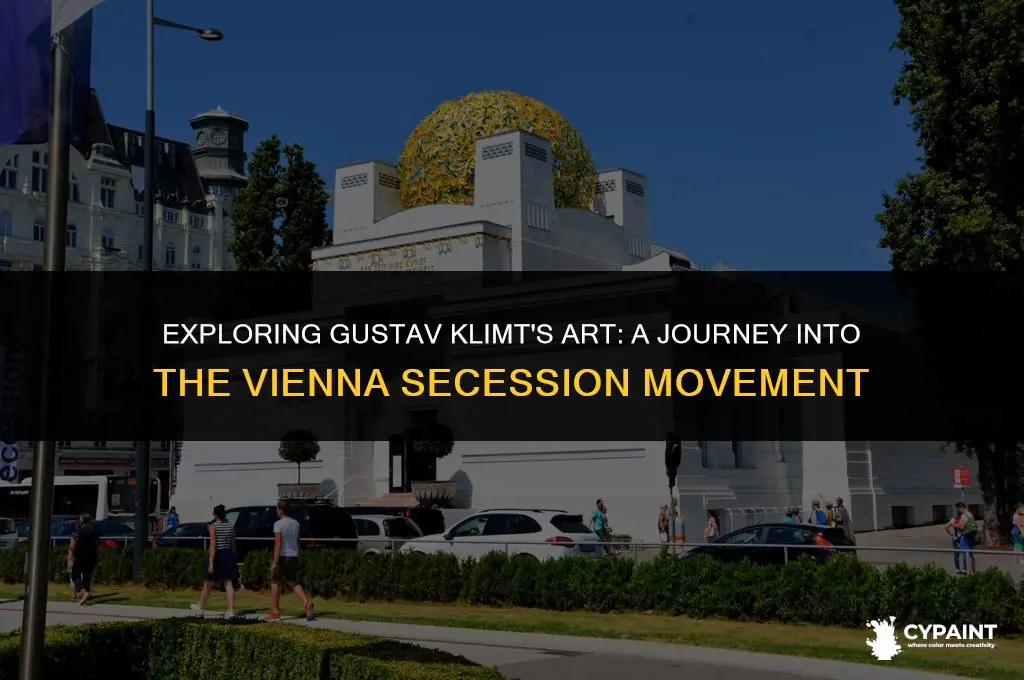 what art movement was gustav klimt paintings a part of