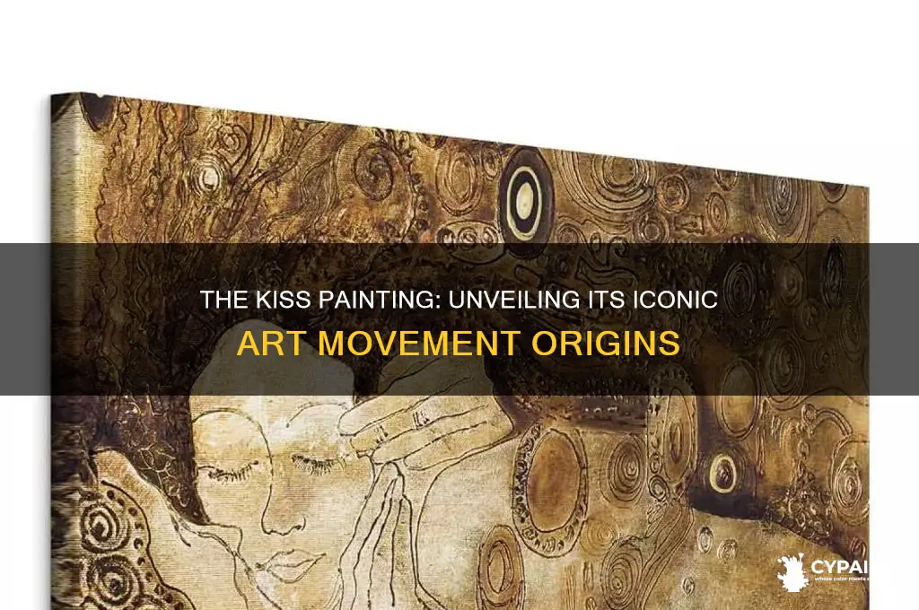 what art movement was the kiss painting from