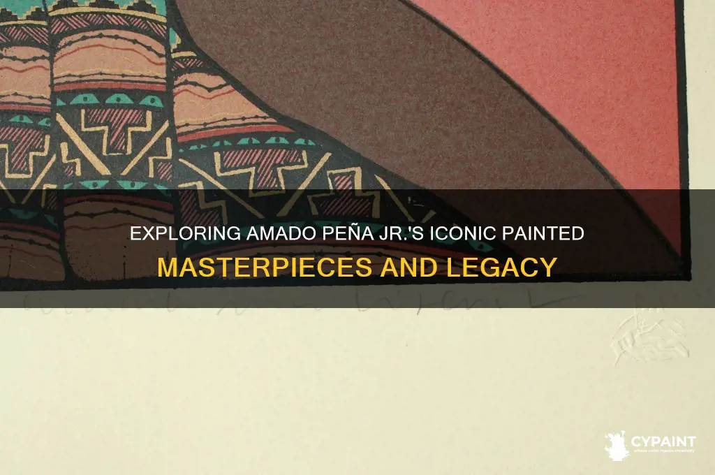 what art was painted by amado peña jr