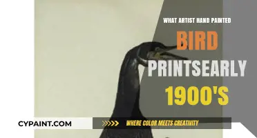 Early 1900s Hand-Painted Bird Prints: The Artist Behind the Beauty