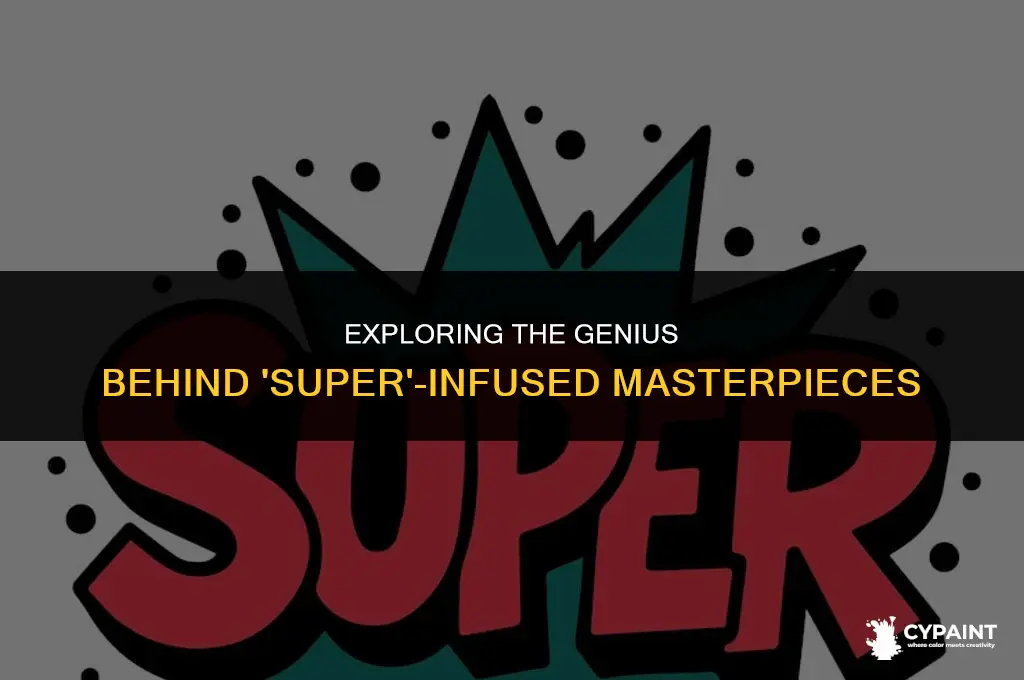 what artist painted a painting that has super on it