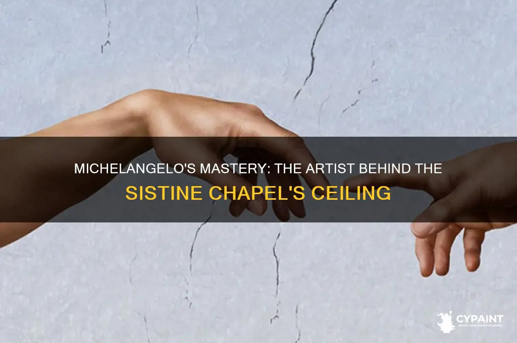 what artist painted most of the sistine chapel