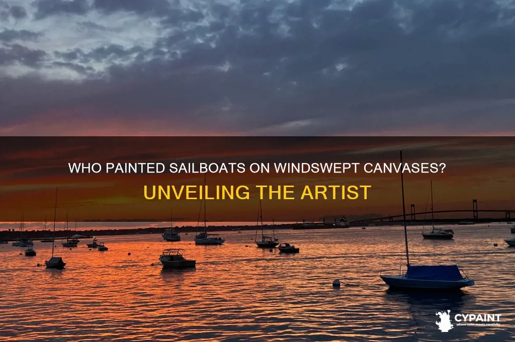what artist painted on the winds featuring sailboats