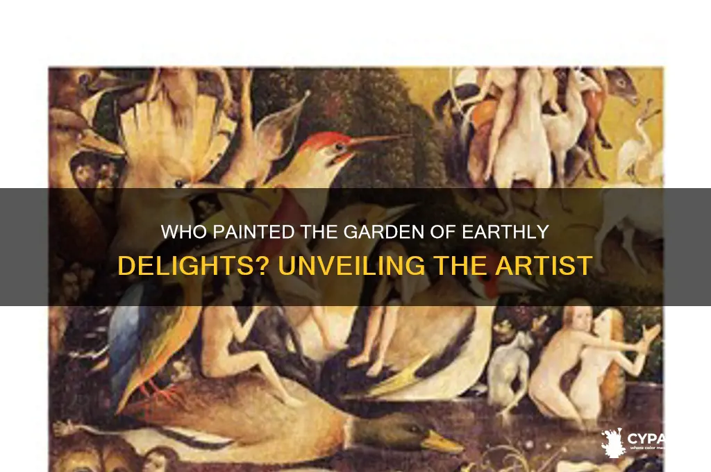 what artist painted the garden of earthly delights