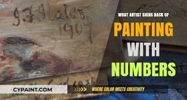 Unveiling the Mystery: Artists Signing Paintings with Numbers Explained