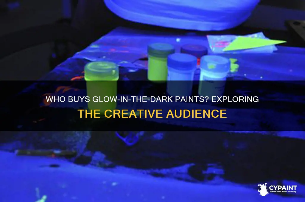 what audience purchases glow in the dark paints