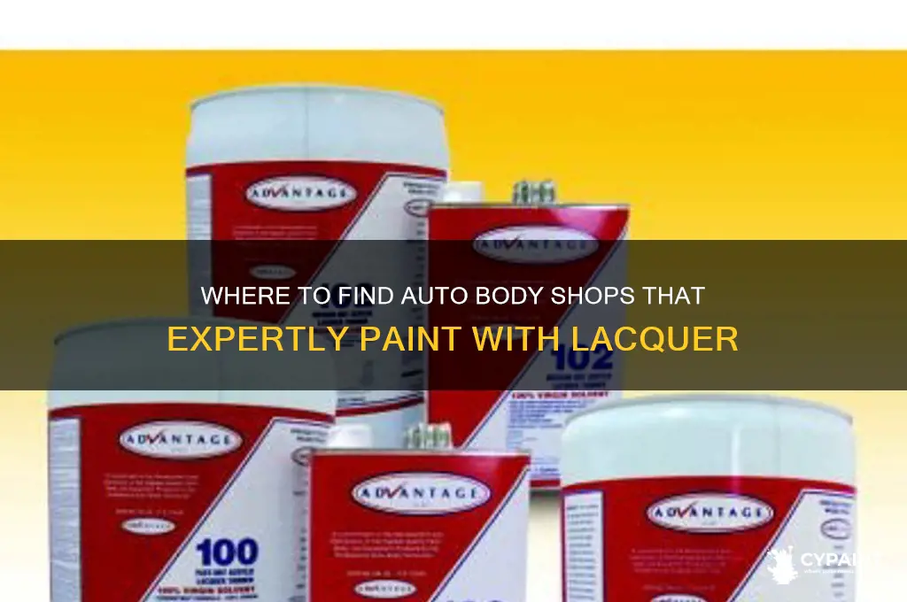 what auto body shop can paint lacquer paint