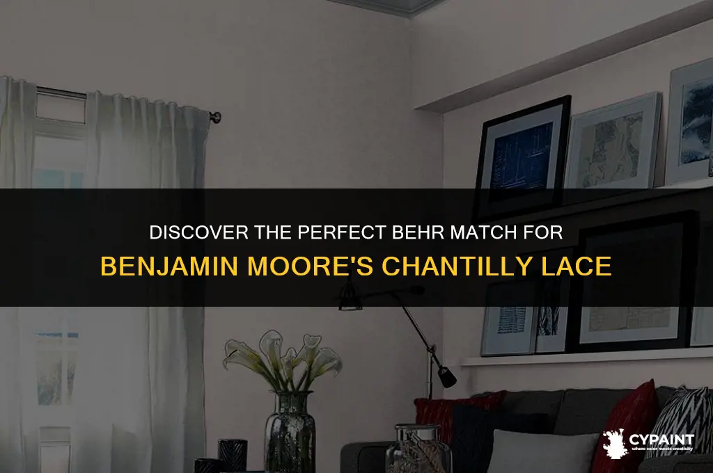 what behr paint is similar to benjamin moore chantilly lace