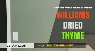 Discover Behr's Sage Green: A Perfect Match for Sherwin-Williams' Dried Thyme