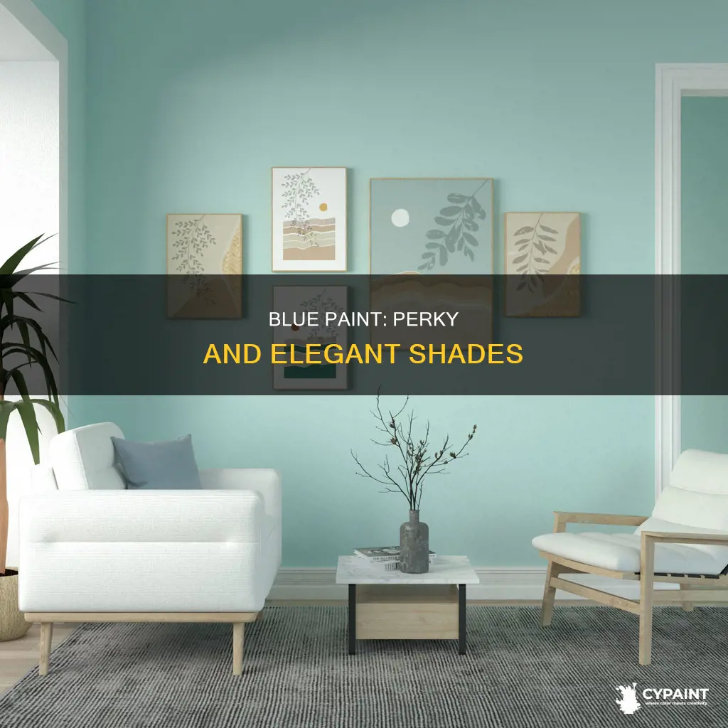 what blue paint is both elegant and perky happy