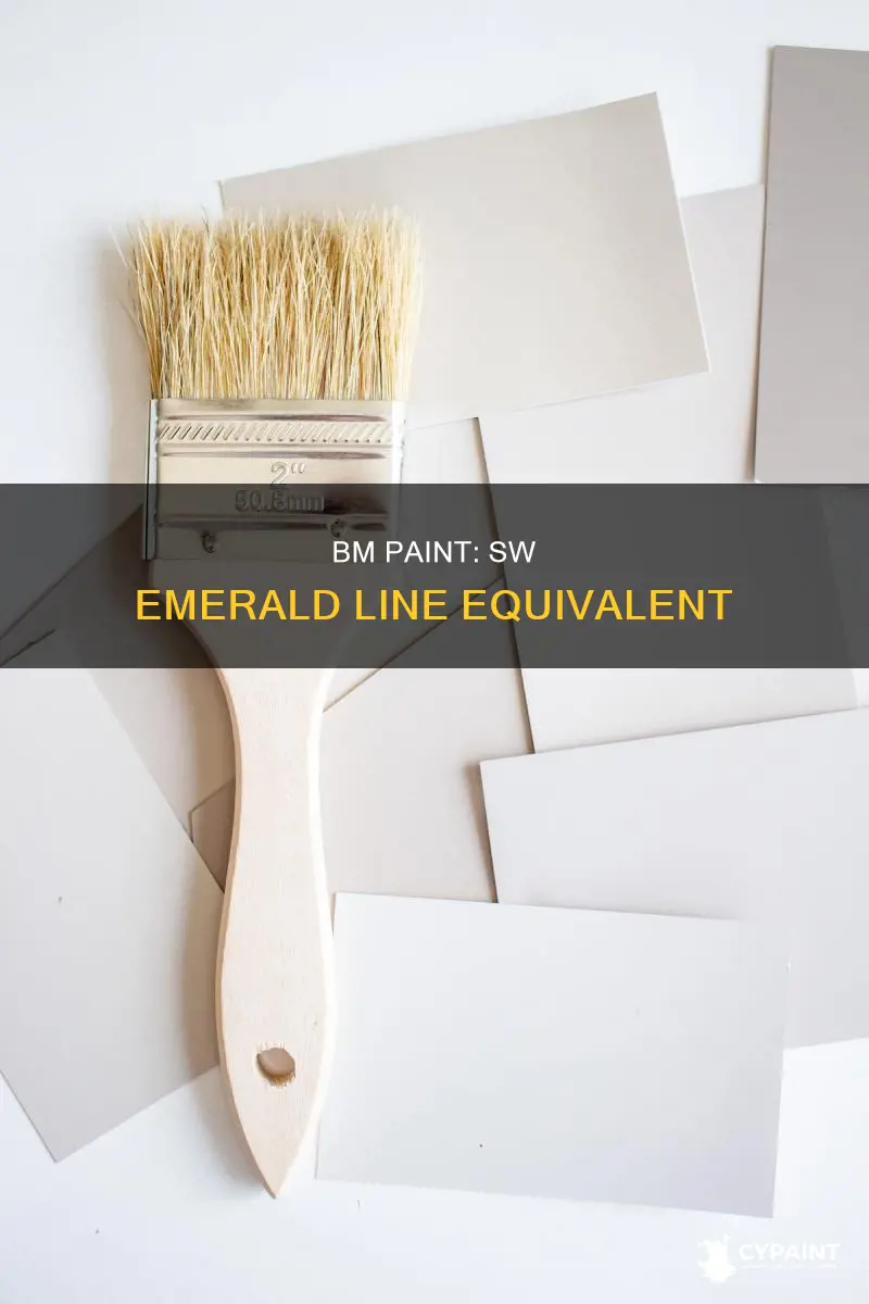 what bm paint is equivalent to sw emerald line