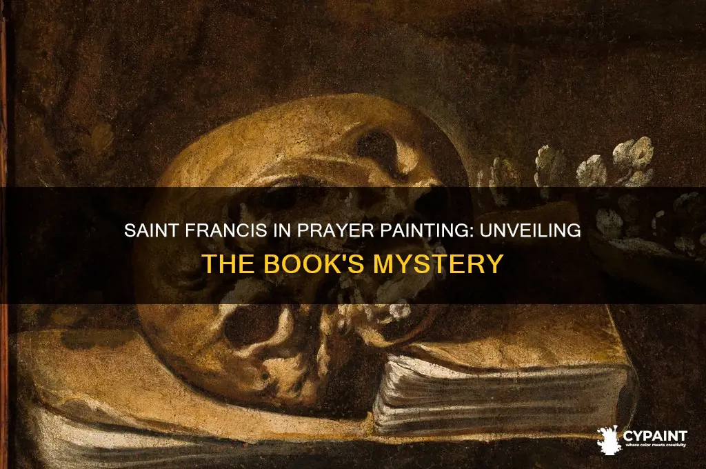 what book is saint francis in prayer painting