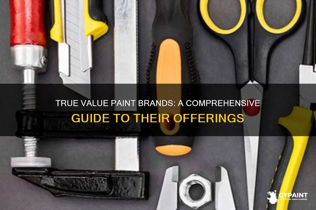 what brand of paint does true value carry