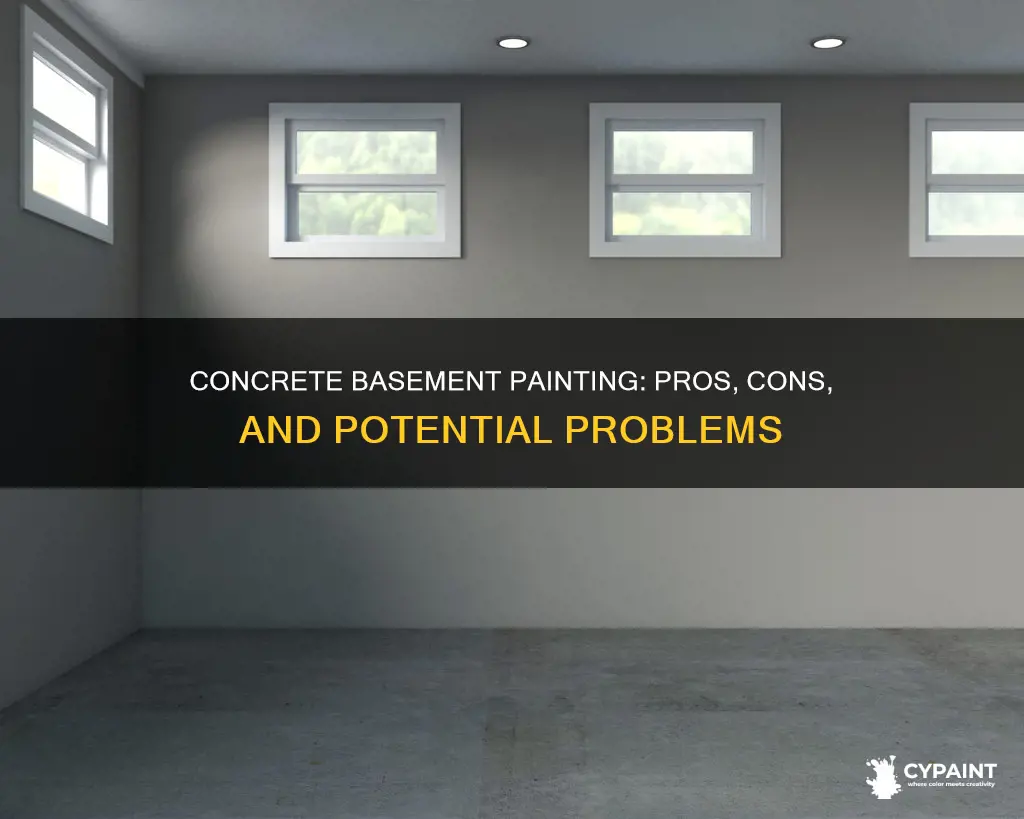 what can happen if you paint concrete in basement