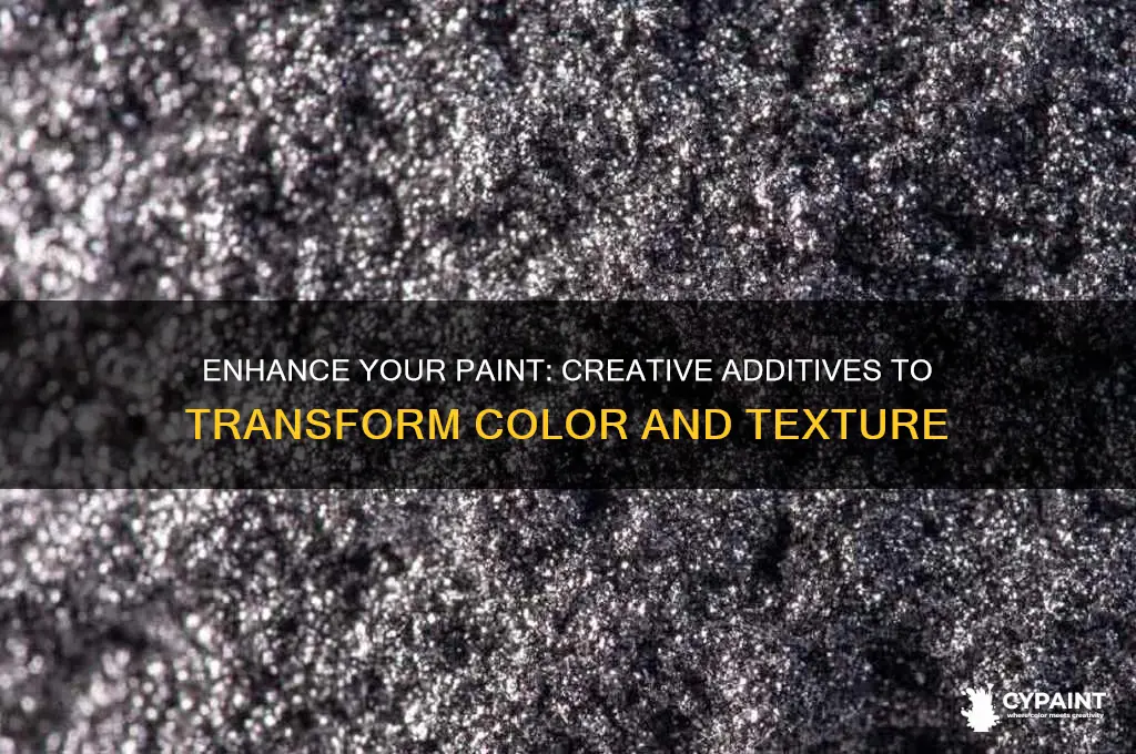 Enhance Your Paint: Creative Additives To Transform Color And Texture ...