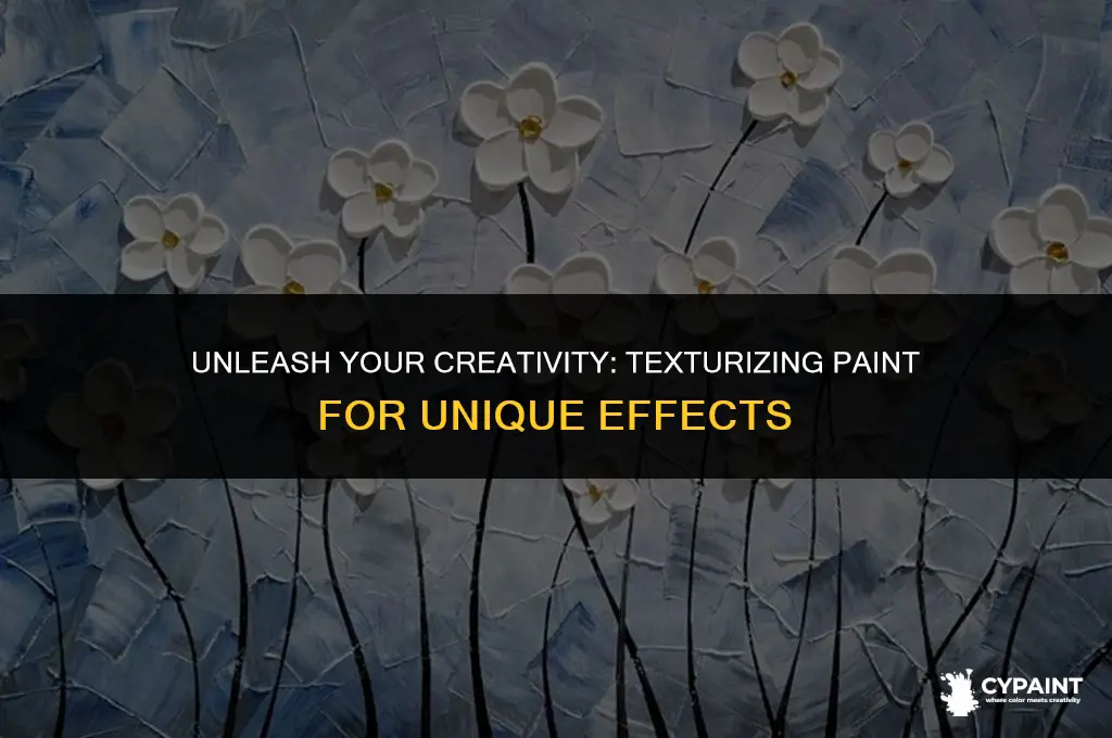 what can i add to paint to give it texture