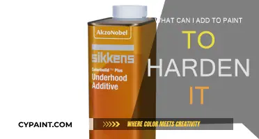 Hardening Paint: Additives for a Sturdy Finish