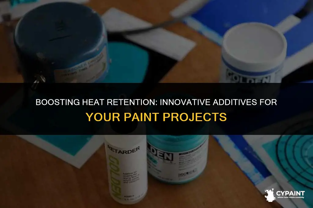 what can i add to paint to help retain heat