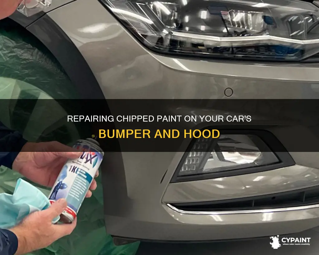 what can i do about chipped paint bumper hood