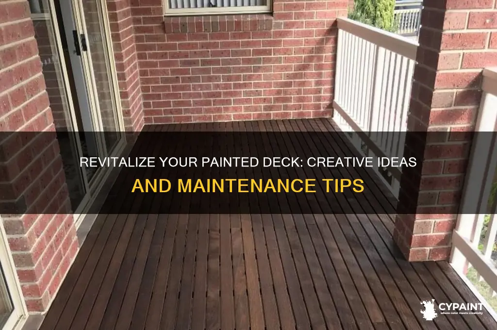 what can i do to a painted deck