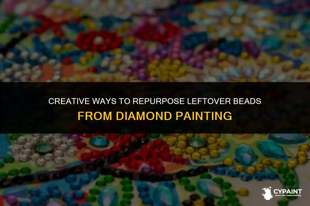 what can i do with leftover beads from diamond painting