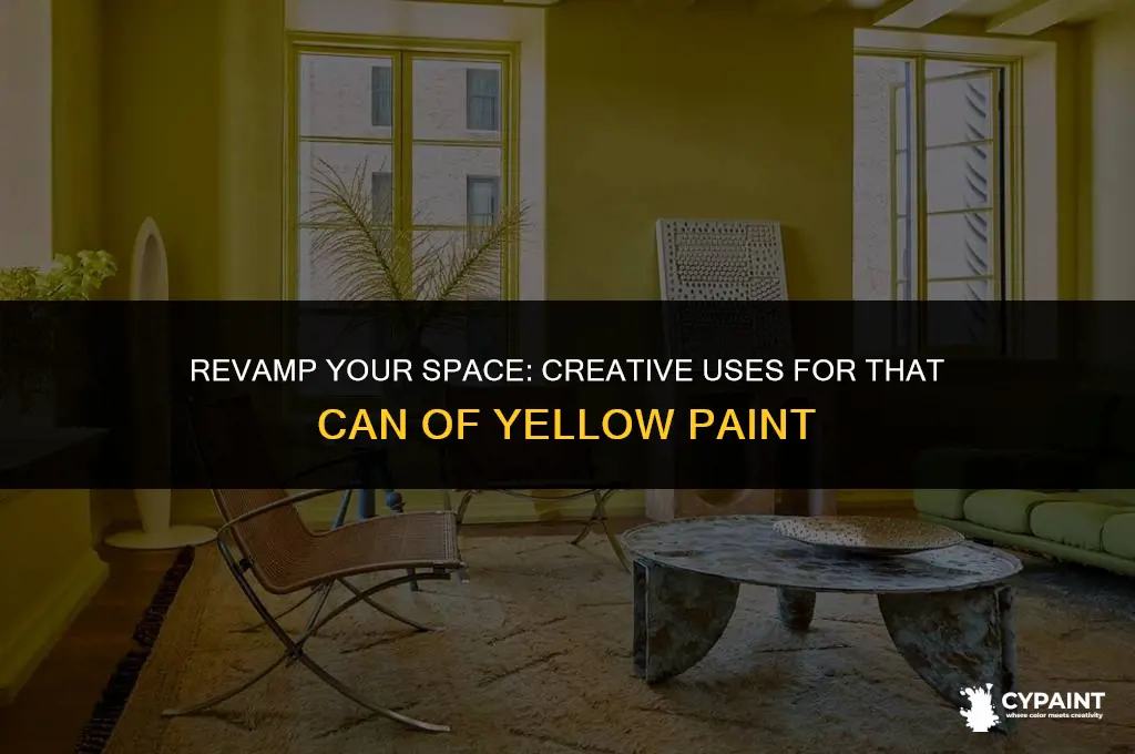 what can i do with my can of yellow paint